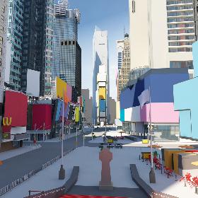 3D Times Square Color model